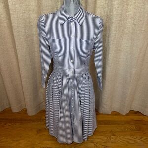 Eliza J Cotton Shirt Dress